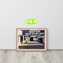 FRAMED POSTER: ROOF TOP : Harlem Streets -The Art Collection