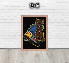 FRAMED POSTER: STOMPED | GRAFFITI COLLECTION