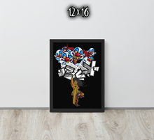 FRAMED POSTER: absondFromTriflingLunatics | GRAFFITI COLLECTION