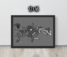FRAMED POSTER: catchingFeelings | GRAFFITI COLLECTION