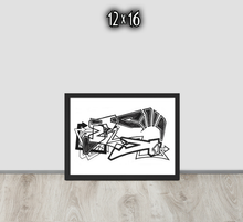 FRAMED POSTER: driven2StayDriving | GRAFFITI COLLECTION