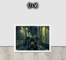 FRAMED POSTER: LOST: Late Night Streets  | MY DAWG COLLECTION