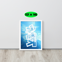 GRAFFITI FRAMED POSTER: happine$s