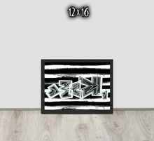 FRAMED POSTER: harDpressed (2 Corinthians 4:8-9) | GRAFFITI COLLECTION