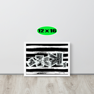 GRAFFITI FRAMED POSTER: harDpressed (2 Corinthians 4:8-9)