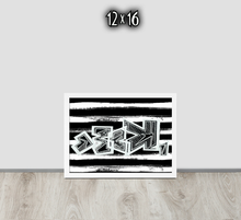 FRAMED POSTER: harDpressed (2 Corinthians 4:8-9) | GRAFFITI COLLECTION