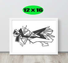 GRAFFITI FRAMED POSTER: hateMeNow