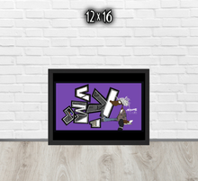 FRAMED POSTER: hustledOUT | GRAFFITI COLLECTION
