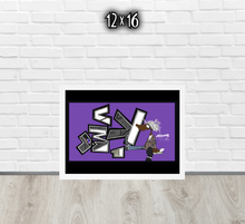 FRAMED POSTER: hustledOUT | GRAFFITI COLLECTION