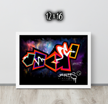 FRAMED POSTER: knockOut | GRAFFITI COLLECTION