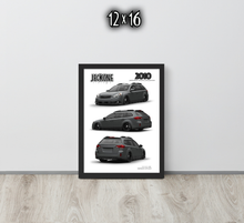 FRAMED POSTER: 2010 Japanese Sports Crossover -Series 011 | JECKONE Vintage | Design Study Archive