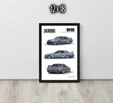 FRAMED POSTER: 1993 Japanese Performance Coupe -Series 002 | JECKONE Vintage | Design Study Archive