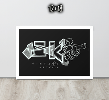 FRAMED POSTER: BLACKout | GRAFFITI COLLECTION