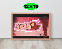 GRAFFITI FRAMED POSTER: HER