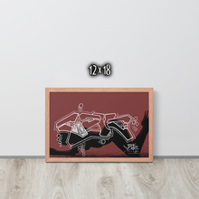 GRAFFITI FRAMED POSTER: abys$alpa$sion