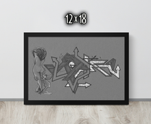 FRAMED POSTER: catchingFeelings | GRAFFITI COLLECTION