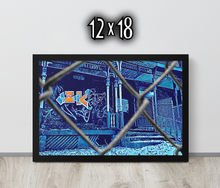 GRAFFITI FRAMED POSTER: ABANDONED  (with Shawnee Tatum)