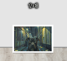 FRAMED POSTER: LOST: Late Night Streets  | MY DAWG COLLECTION