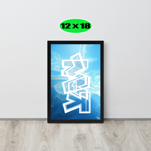 GRAFFITI FRAMED POSTER: happine$s
