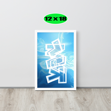 GRAFFITI FRAMED POSTER: happine$s
