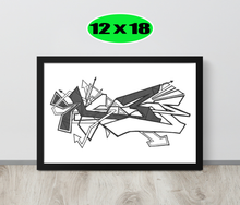 GRAFFITI FRAMED POSTER: hateMeNow