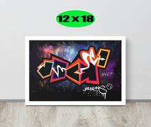 GRAFFITI FRAMED POSTER: knockOut