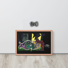 FRAMED POSTER: Kaught | GRAFFITI COLLECTION