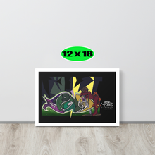 GRAFFITI FRAMED POSTER: Kaught