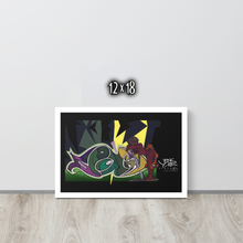 FRAMED POSTER: Kaught | GRAFFITI COLLECTION