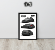 FRAMED POSTER: 2010 Japanese Sports Crossover -Series 011 | JECKONE Vintage | Design Study Archive