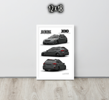 FRAMED POSTER: 2010 Japanese Sports Crossover -Series 011 | JECKONE Vintage | Design Study Archive