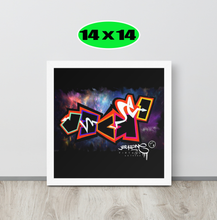 GRAFFITI FRAMED POSTER: knockOut