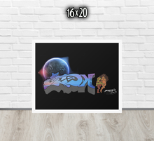 FRAMED POSTER: AMUZED | GRAFFITI COLLECTION