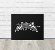 FRAMED POSTER: CROSS MY HEART | GRAFFITI COLLECTION