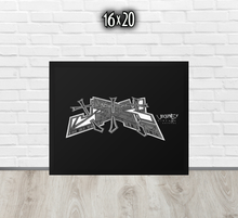 FRAMED POSTER: CROSS MY HEART | GRAFFITI COLLECTION