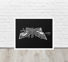 FRAMED POSTER: CROSS MY HEART | GRAFFITI COLLECTION