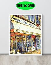 FRAMED POSTER: DAPPER DAN BOUTIQUE : Harlem Streets -The Art Collection