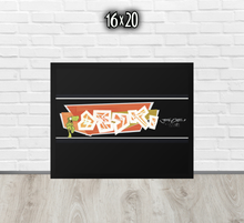 FRAMED POSTER: DETERMINED | GRAFFITI COLLECTION