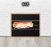 FRAMED POSTER: DETERMINED | GRAFFITI COLLECTION