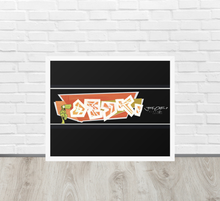 FRAMED POSTER: DETERMINED | GRAFFITI COLLECTION