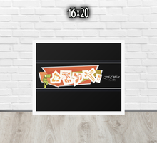 FRAMED POSTER: DETERMINED | GRAFFITI COLLECTION