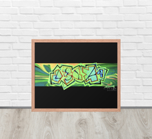 FRAMED POSTER: GLOrescent | GRAFFITI COLLECTION