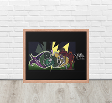 FRAMED POSTER: KAUGHT | GRAFFITI COLLECTION