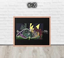 FRAMED POSTER: KAUGHT | GRAFFITI COLLECTION