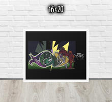 FRAMED POSTER: KAUGHT | GRAFFITI COLLECTION