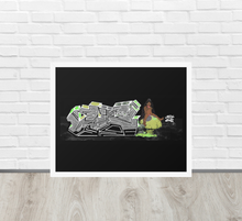 FRAMED POSTER: NO RULEZ | GRAFFITI COLLECTION