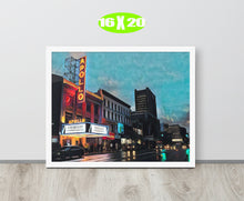 FRAMED POSTER: The Apollo Theatre: Harlem Streets -The Art Collection