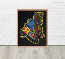 FRAMED POSTER: STOMPED | GRAFFITI COLLECTION