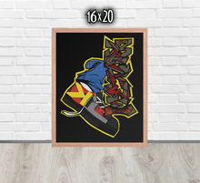 FRAMED POSTER: STOMPED | GRAFFITI COLLECTION