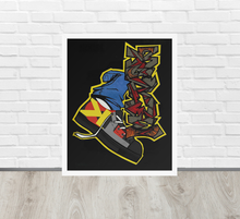 FRAMED POSTER: STOMPED | GRAFFITI COLLECTION